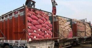 সাতক্ষীরা সীমান্তে প্রবেশের অপেক্ষায় ভারতীয় পেঁয়াজের ট্রাক